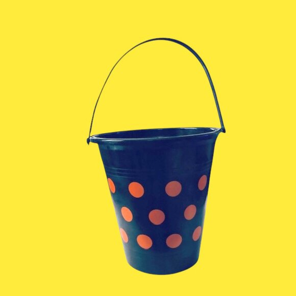 Other - Tall Sturdy Plastic Halloween Pail with Handle